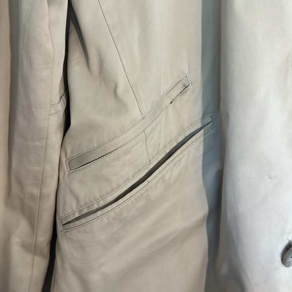 Men’s Theory Khaki Trench Raincoat - Excellent Condition - FREE SHIPPING - Picture 3 of 4